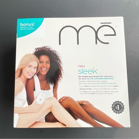 Iluminage Me Sleek Permanent Hair Reduction Device New Sealed - Picture 1 of 6
